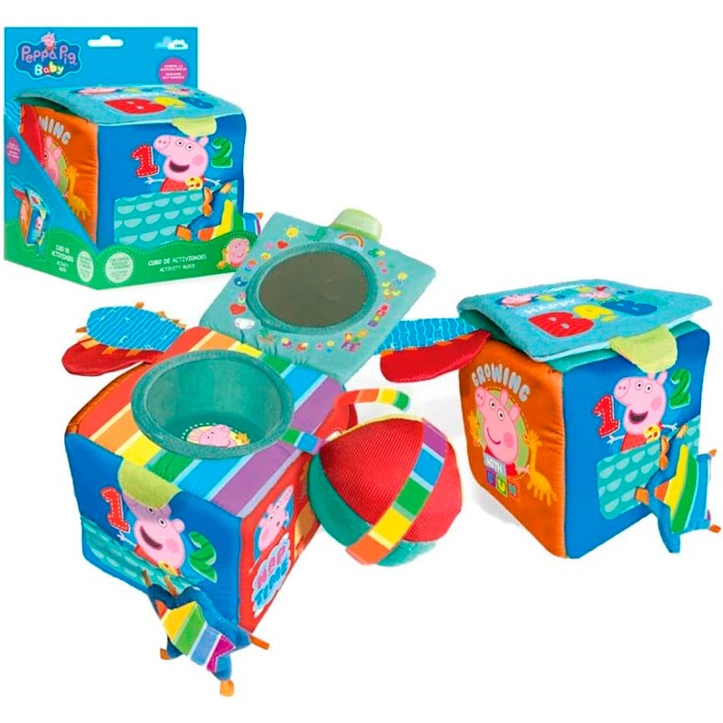 PEPPA PIG CUBO TEXTURAS y ACTIVIDADES