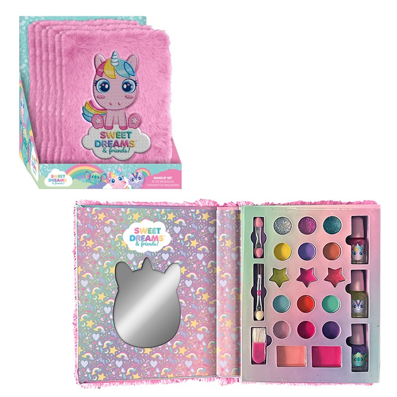 KIT MAQUILLAJE CON ESPEJO SWEET DREAMS & FRIENDS