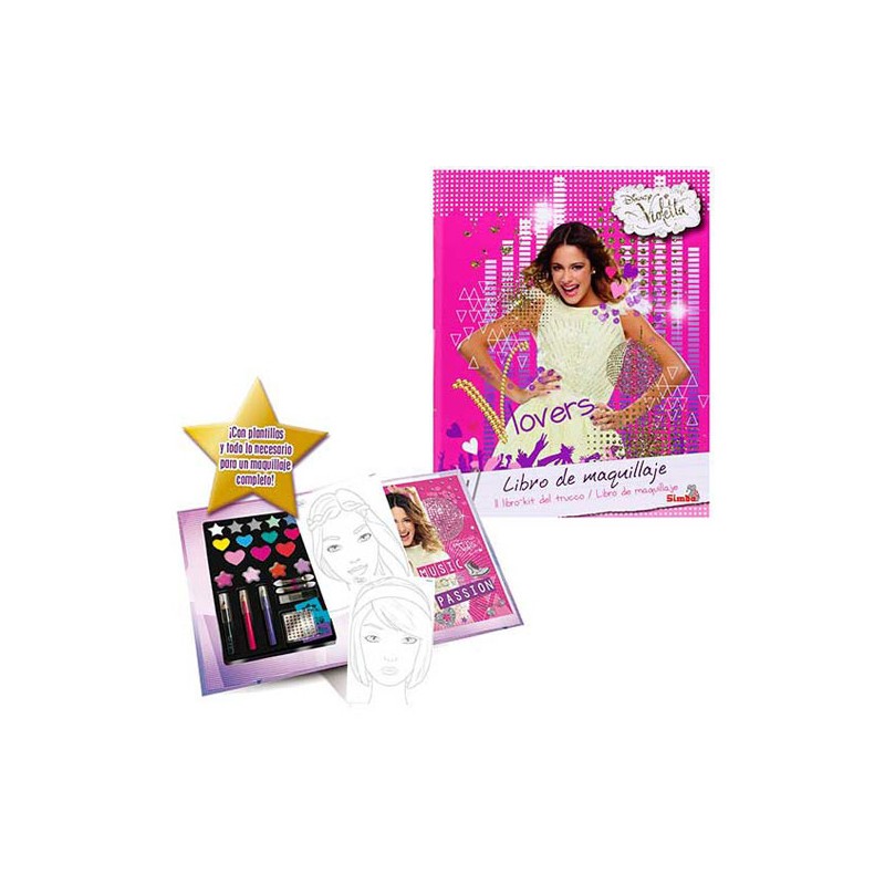 LIBRO MAQUILLAJE MUSICAL VIOLETTA T3