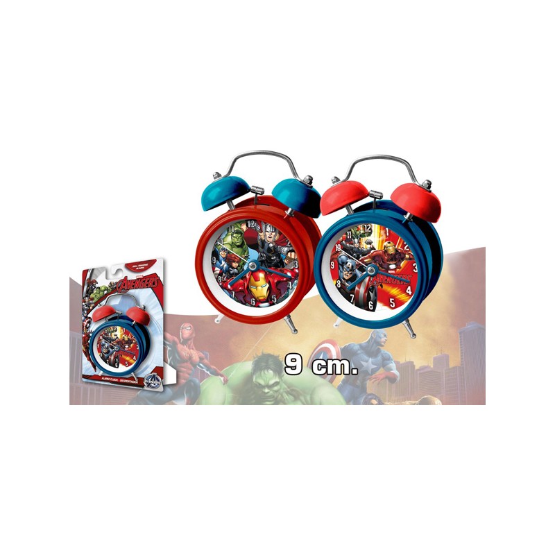 AVENGERS RELOJ CAMPANAS 9 CM.