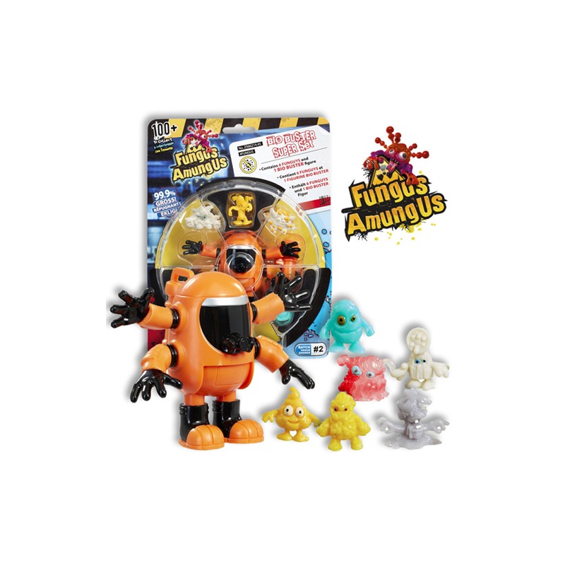 FUNGUS AMUNGUS FIGURA + 6 FUNG