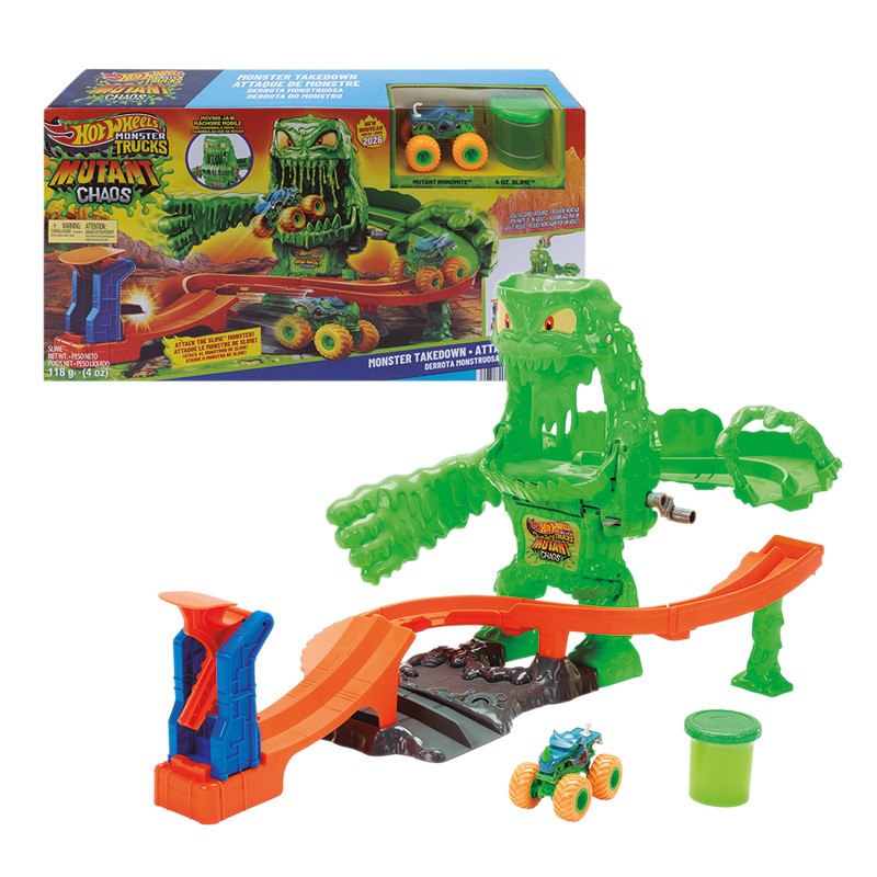 HOTWHEELS MONSTER TRUCKS CAOS DEL MONSTRUO MUTANTE