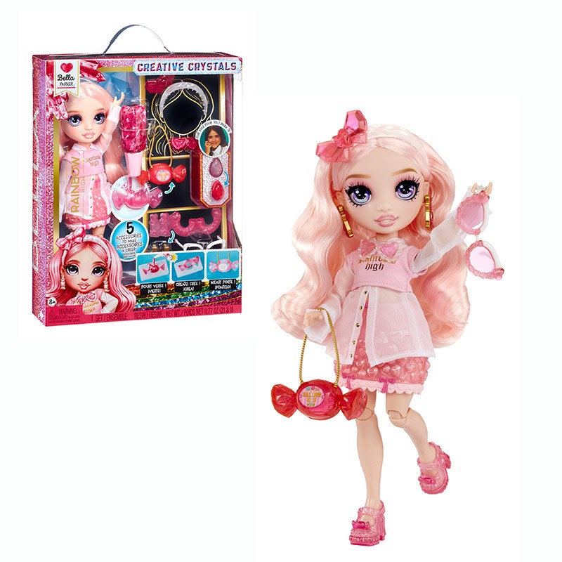 RAINBOW HIGH CRYSTAL FASHION DOLL BELLA