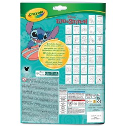 LIBRO ACTIVIDADES Y COLOREAR LILO & STITCH CON 7 ROTULADORES