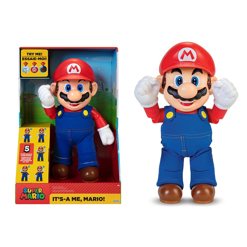FIGURA INTERACTIVA MARIO ITS ME SUPER MARIO