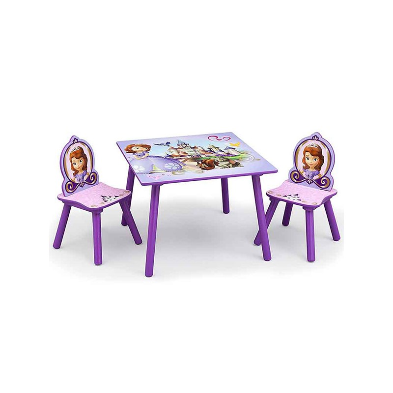 MESA y 2 SILLAS PRINCESA SOFIA