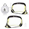 SET 2 PORTERIAS FUTBOL POP UP 120X80X80 CM  REAL MADRID