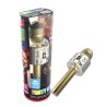 MICROFONO KARAOKE BLUETOOTH 7 EN 1 STD (GOLDEN & SILVER)