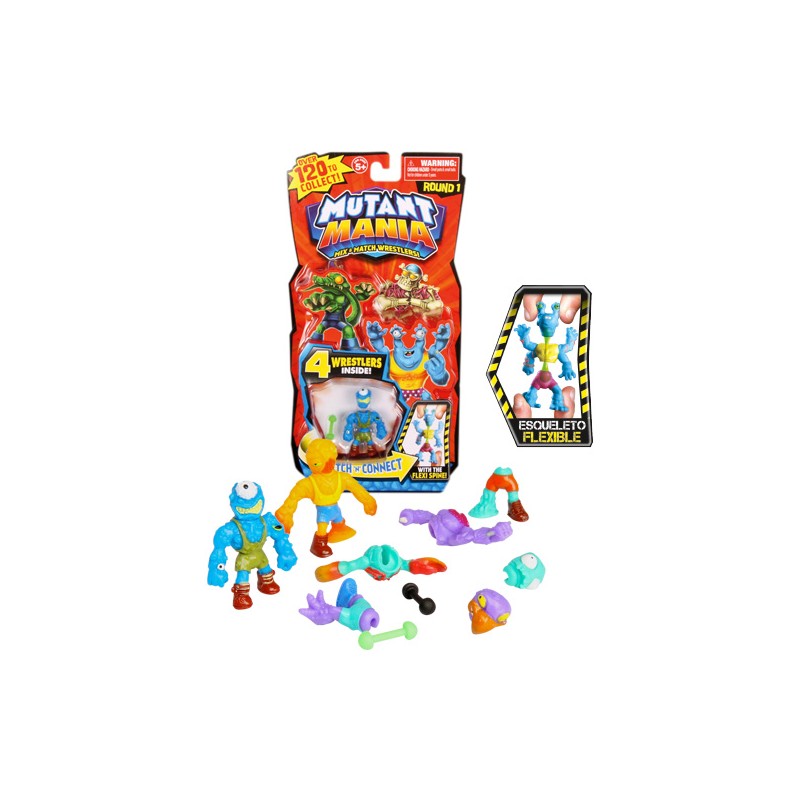 MUTANT MANIA BLISTER 4 LUCHADO