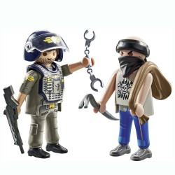 POLICIA CON LADRON
