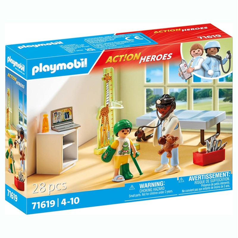 ACTION HEROES PEDIATRA CON OSITO DE PELUCHE