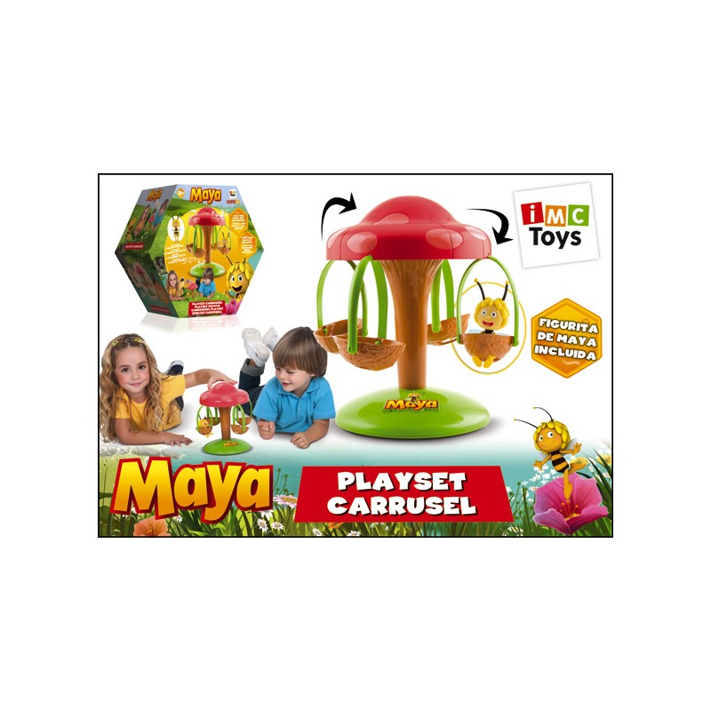 LA ABEJA MAYA PLAYSET CARRUSEL TIOVIVO