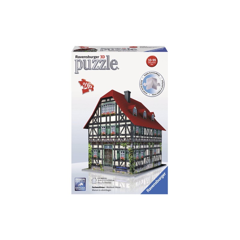 3D PUZZLE CASA MEDIEVAL