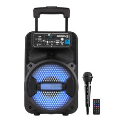 IDANCE ALTAVOZ PORTATIL CON MICROFONO Y CONTROL REMOTO GROOVE
