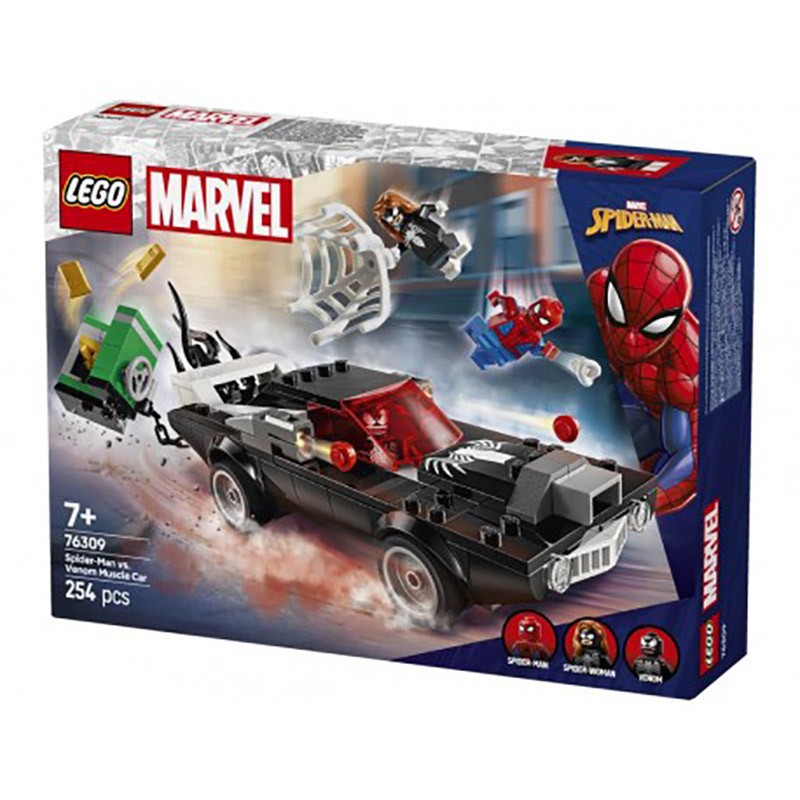 MARVEL SPIDER MAN VS. COCHE BRUTAL DE VENOM