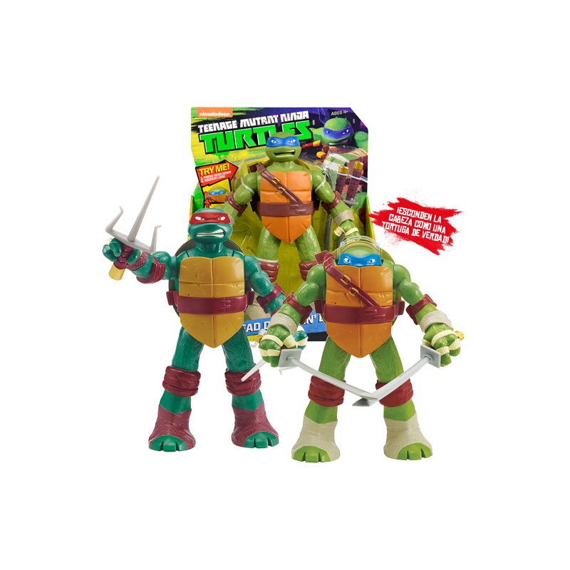 TORTUGAS NINJA FIG 28Cm HEAD D