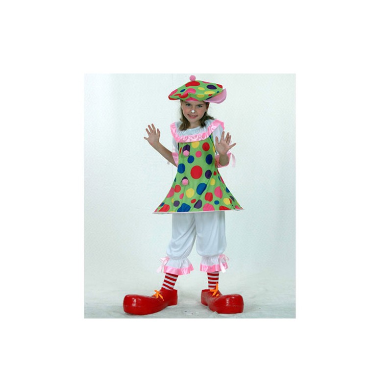 DISFRAZ INFANTIL PAYASA ARO (TALLA 10-12)