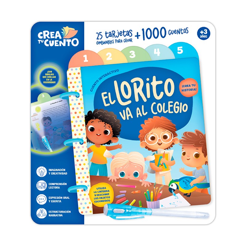 CREA TU CUENTO- EL LORITO VA AL COLEGIO