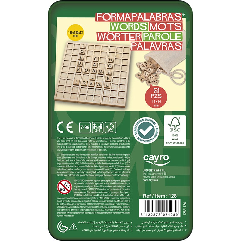 FORMAPALABRAS TRAVEL METAL BOX