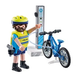 POLICIA PATRULLA EN BICICLETA