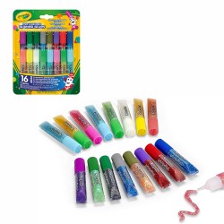 16 MINI PEGAMENTOS DE PURPURINA LAVABLES