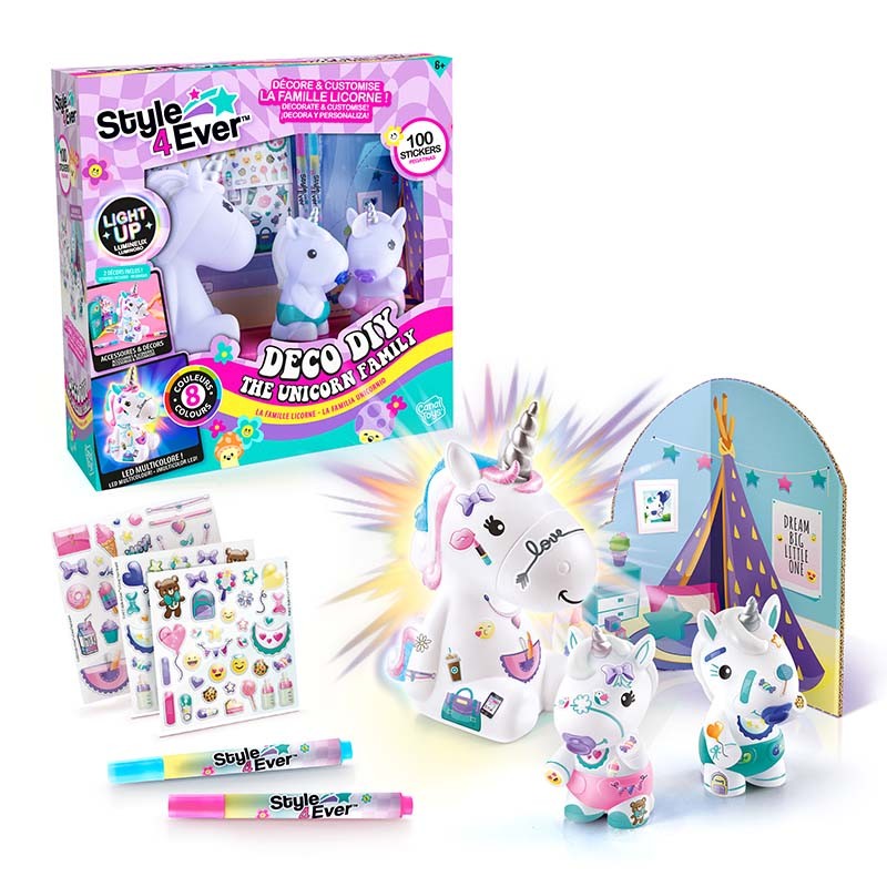 DECO CRAFT FAMILIA UNICORNIO