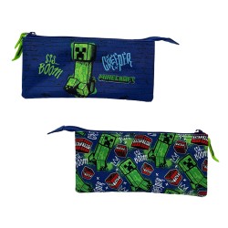 ESTUCHE TRIPLE MINECRAFT BOOM CREEPER