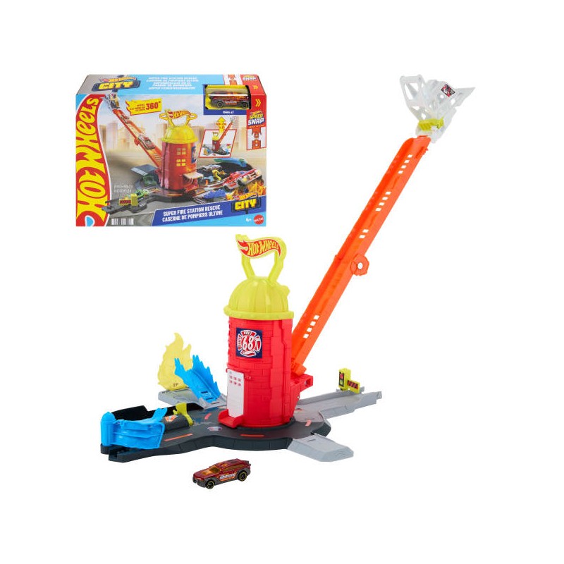 HOTWHEELS CITY ESTATION DE BOMBEROS