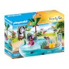 FAMILY FUN PISCINA DIVERTIDA CON ROCIADOR DE AGUA