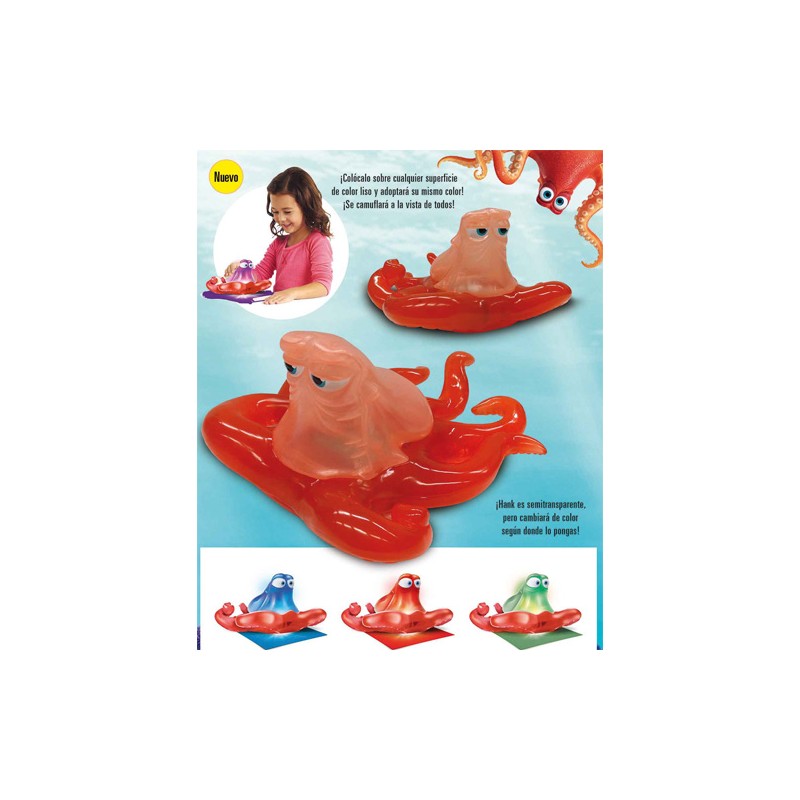PULPO DORY HANK CAMBIA DE COLOR
