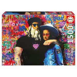 PUZZLE 1500P LEO Y LISA TV BOY