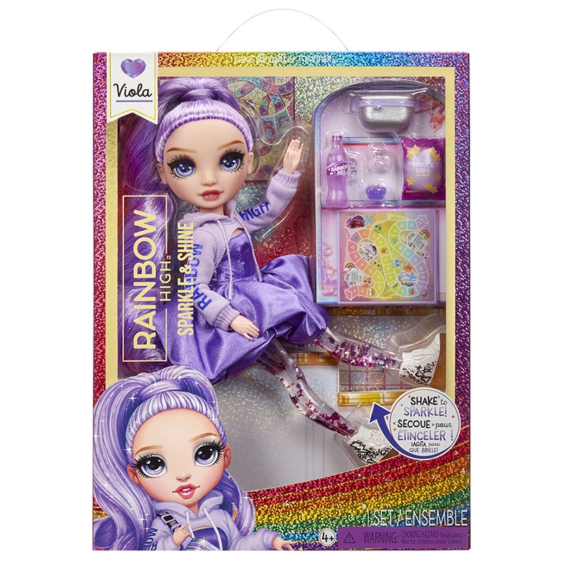 RAINBOW HIGH SPARKLE & SHINE VIOLA (PURPLE)