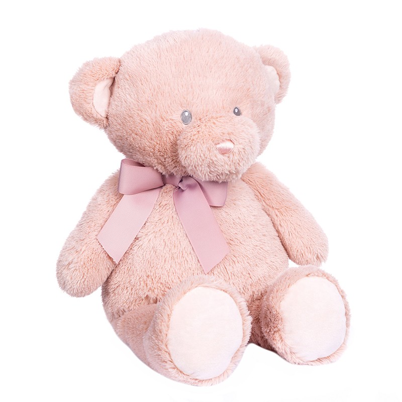PELUCHE BABY OSO SOFT ROSA PALO 43 CM