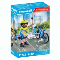 POLICIA PATRULLA EN BICICLETA