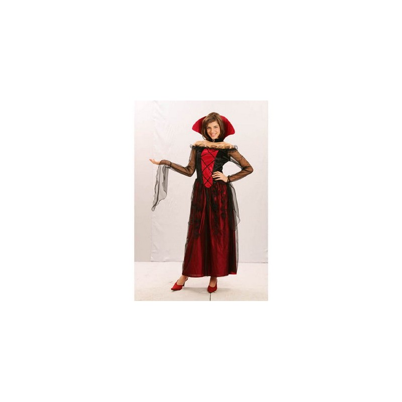 DISFRAZ ADULTO VAMPIRESA MUJER TALLA UNICA