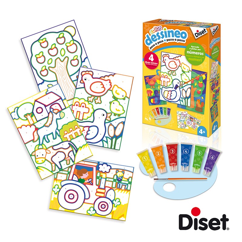 DESSINEO PINTAR POR NUMEROS GR