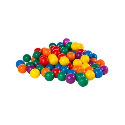 FUN BALLZ BOLSA 100 BOLAS COLORES D6.5 CM