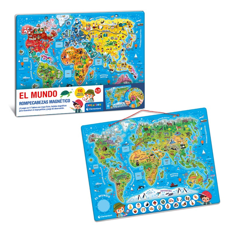 GEOPUZZLE MAGNETICO EL MUNDO