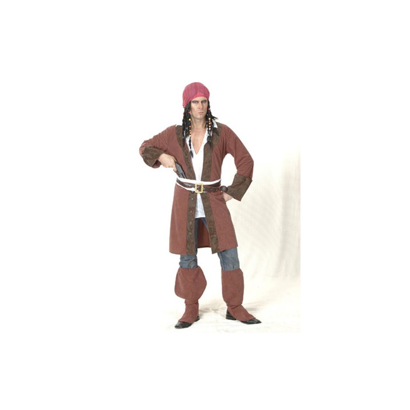 DISFRAZ ADULTO PIRATA CARIBEÑO (HOMBRE) TALLA UNICA
