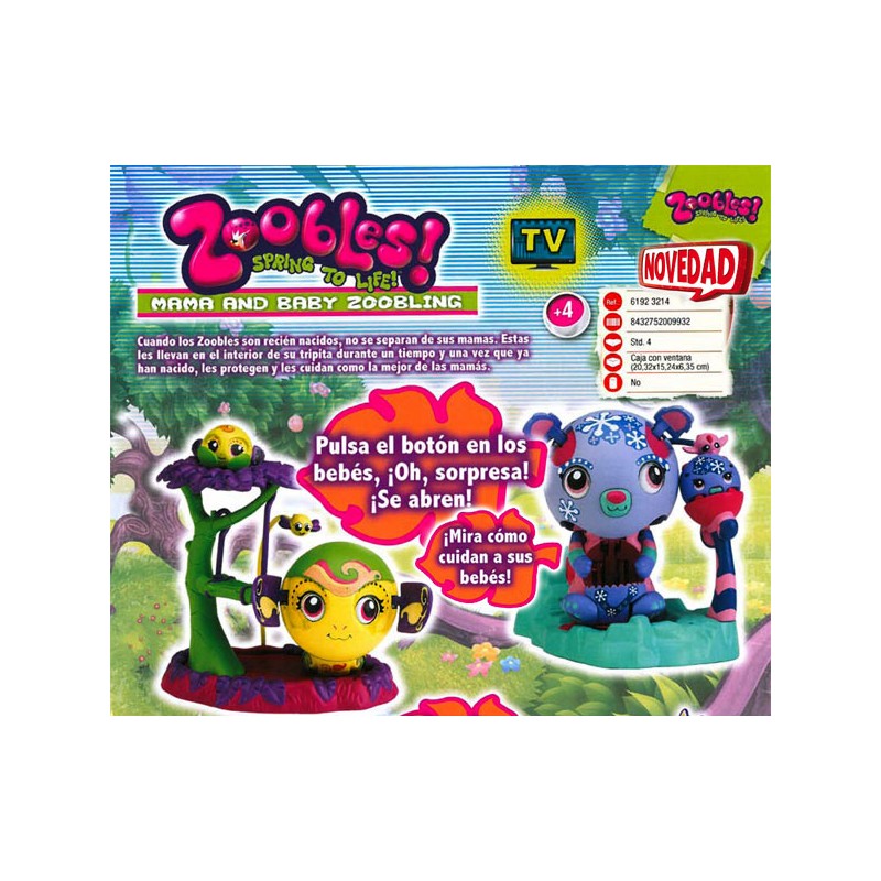 ZOOBLES MAMA AND BABY ZOOBLING