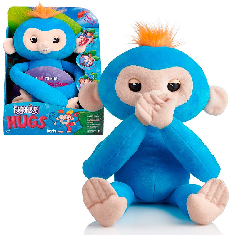 FINGERLINGS HUGS- MONKEY (TURQ