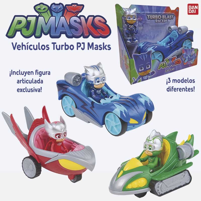 PJ MASKS VEHICULOS TURBO