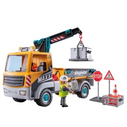 CONSTRUCCION CAMION DE CONSTRUCCION CON GRUA