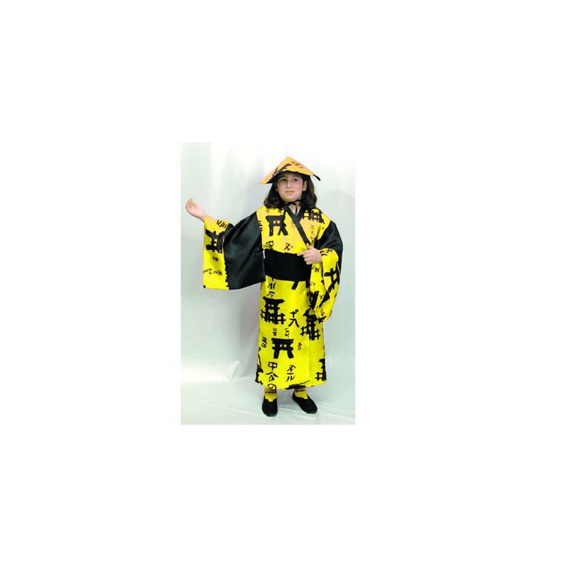 DISFRAZ INFANTIL DE CHINA AMARILO TALLA 4-6