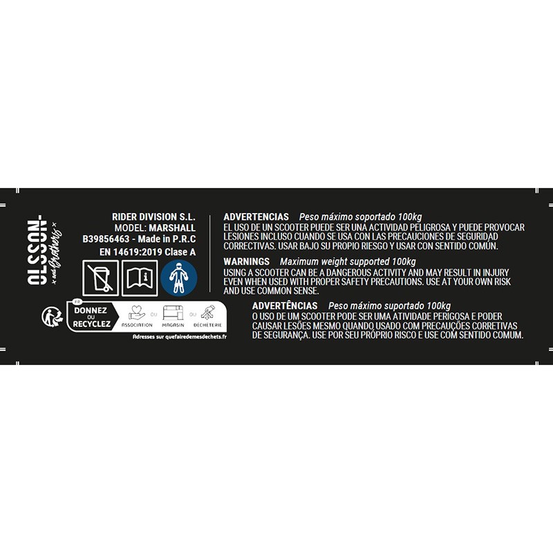 PATINETE OLSSON MARSHALL 145