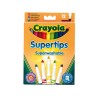 ROTULADORES 12 SUPER PUNTA SUPER TIPS LAVABLES