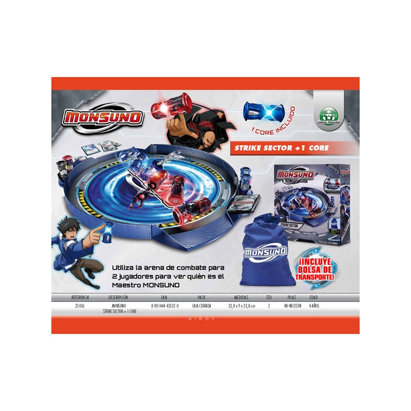 MONSUNO STRIKE PLAYSET + CORE (UNIDAD)