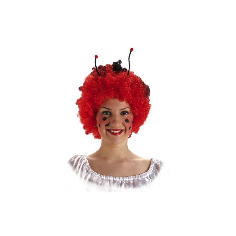 PELUCA ADULTO MARIQUITA CON ANTENAS