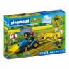 COUNTRY TRACTOR PEQUEÑO CON HILERADORA DE HENO