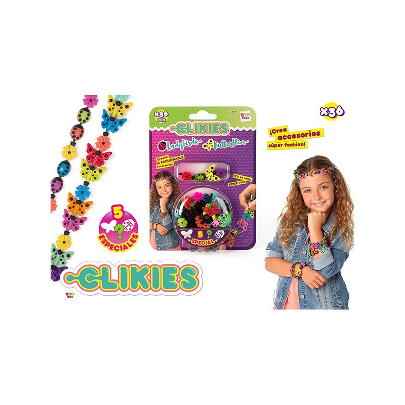 CLIKIES ASST BLISTER PACK 36